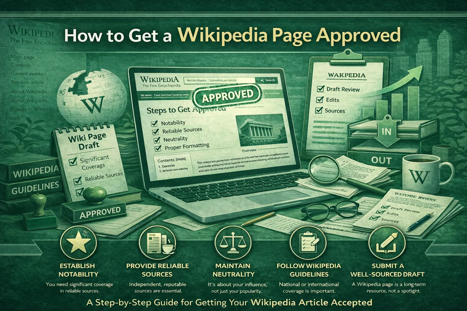 Get a Wikipedia Page Approved