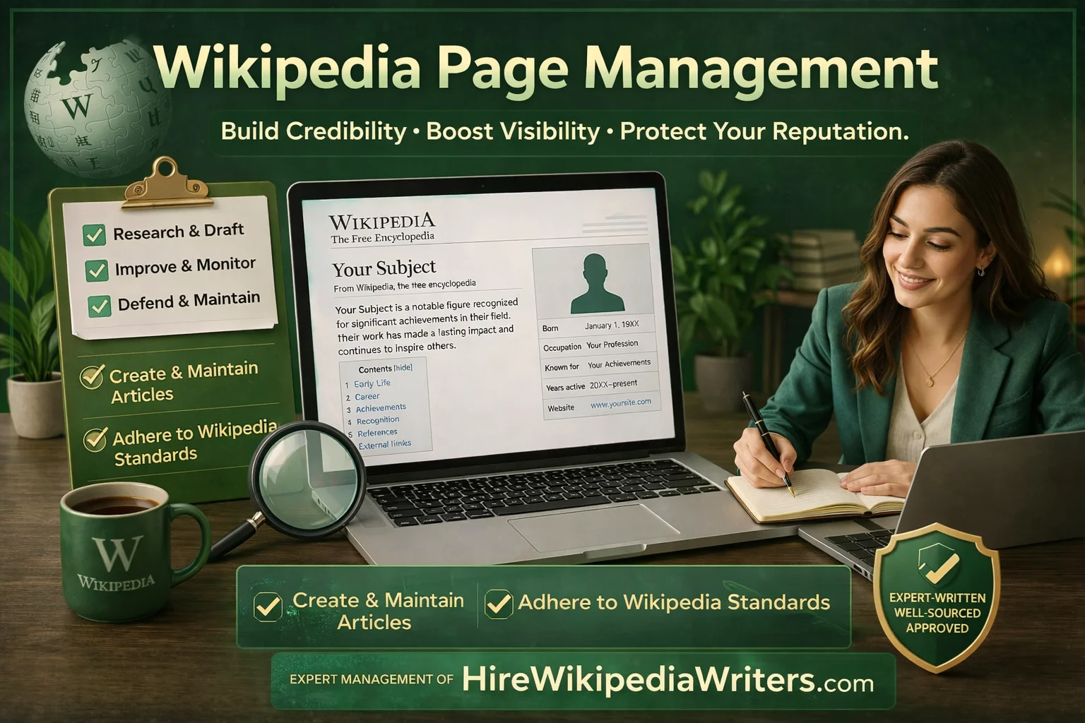 Wikipedia Page Management