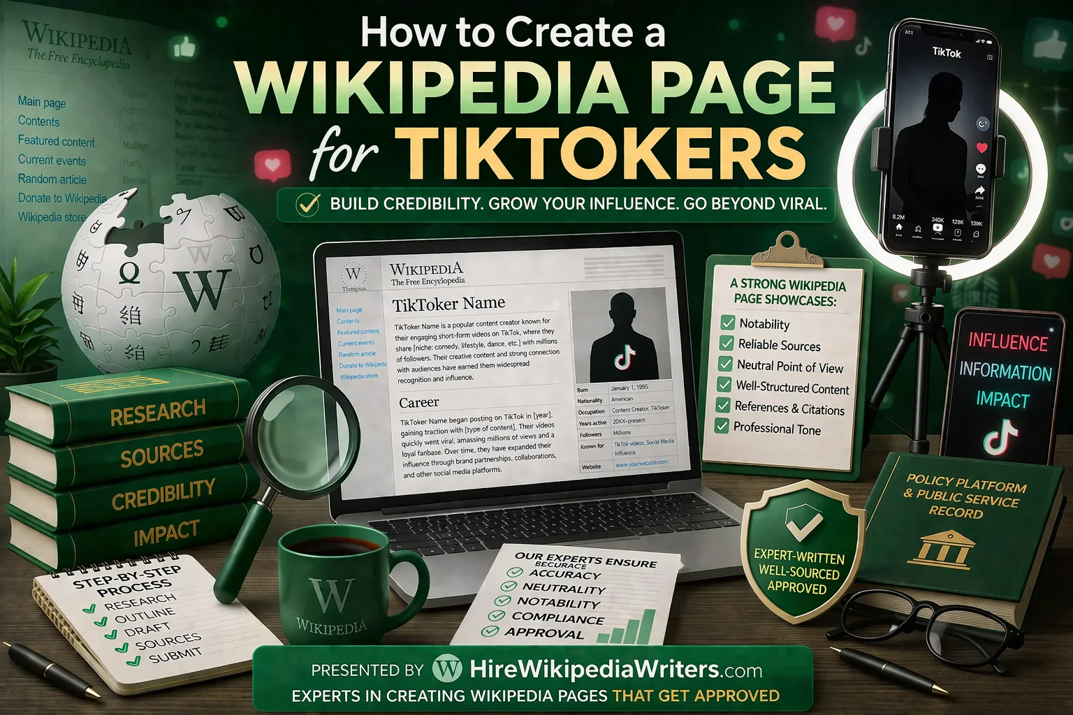 Wikipedia Page for TikTokers