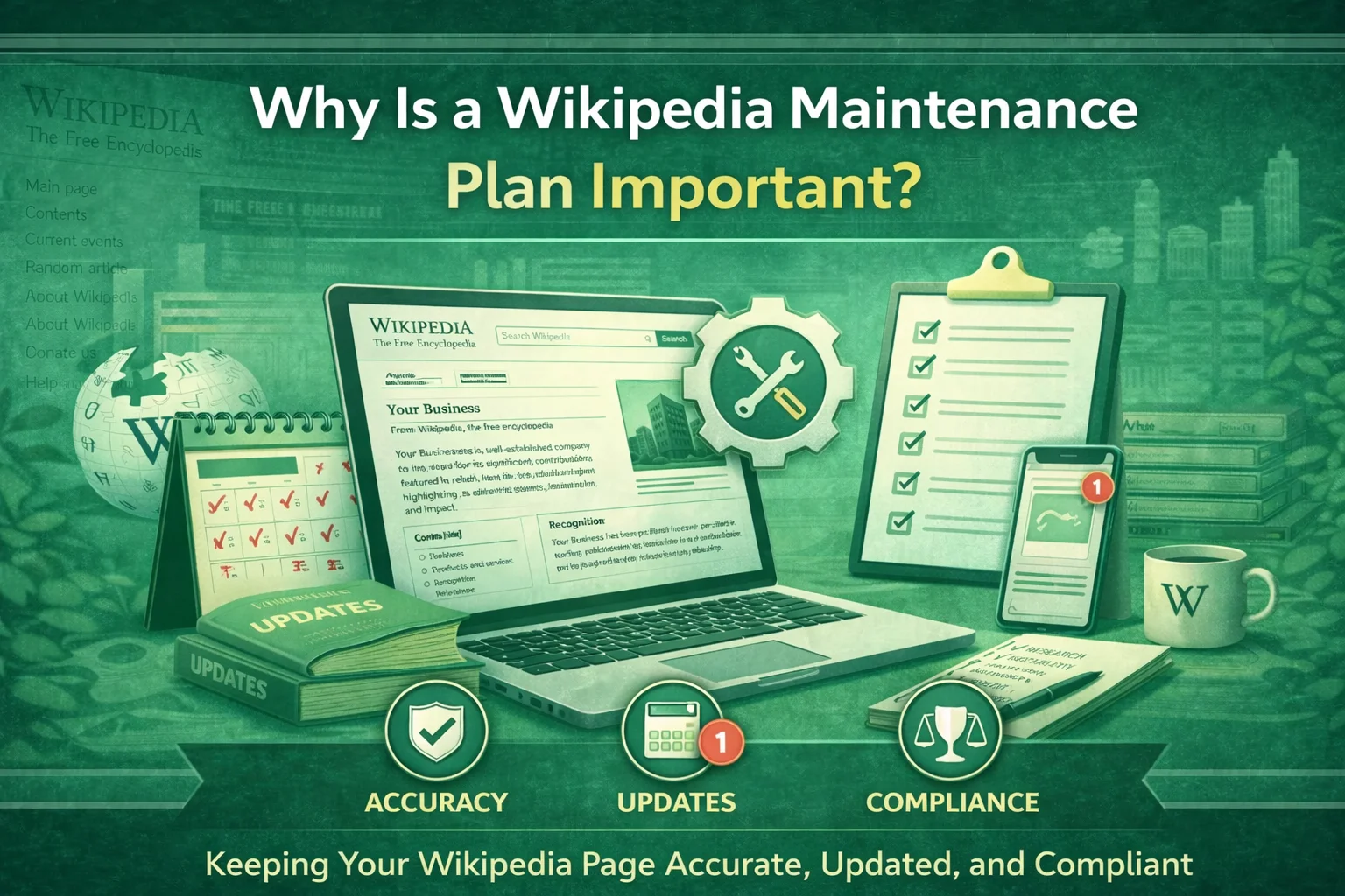 Wikipedia Page Maintenance