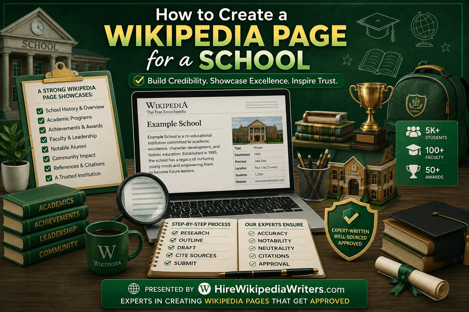 Wikipedia Page for School