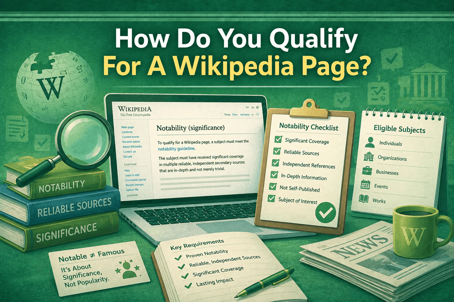 How Do You Qualify for a Wikipedia Page?